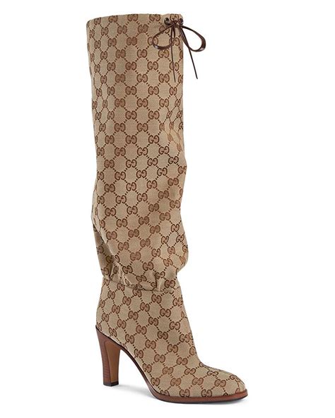 gucci mid heel boots|gucci high heel boots.